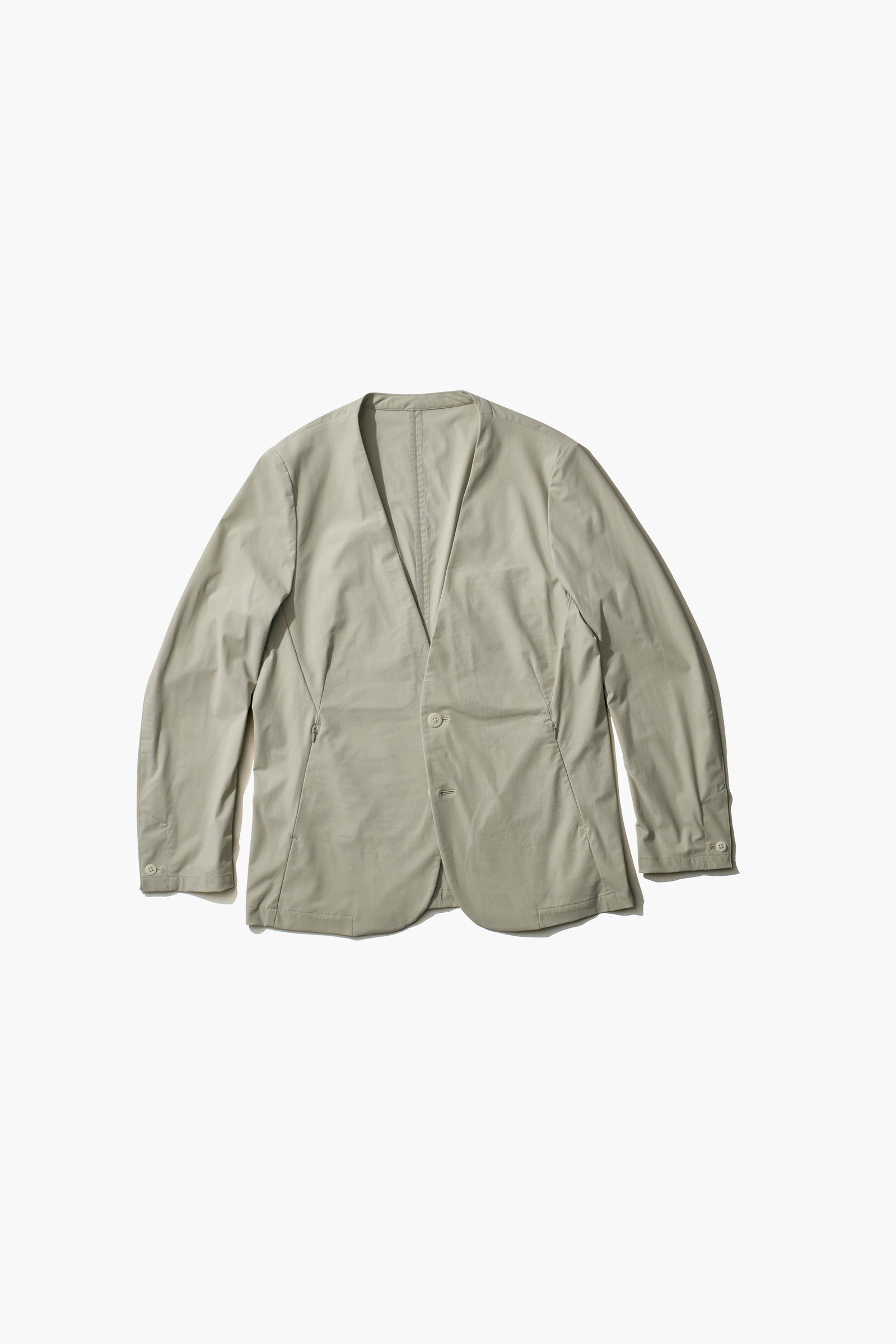 2WAY STRETCH PUNCH NO COLLER JACKET(MU001-210) – &MOSS